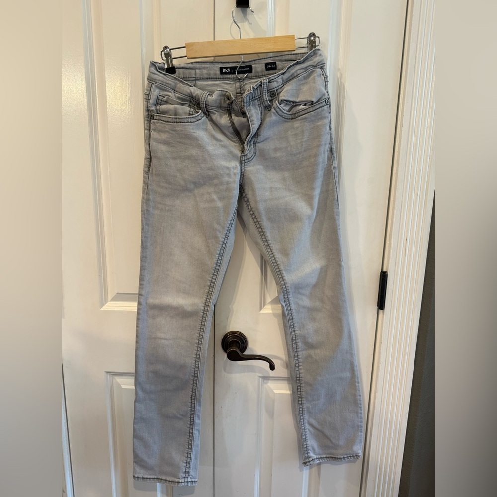 BKE Jake Straight Jeans Men’s 29x32 Light Wash Denim